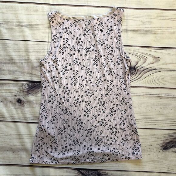 BANANA Republic Leopard Print Grey Silver Tank - Picture 5 of 5